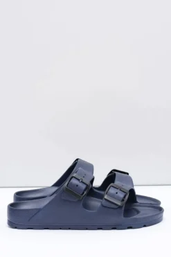 Klapki Męskie Klasyczne></noscript>Boto Męskie Granatowe Ogrodowe Lekkie Klapki