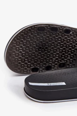 Ipanema Męskie Gumowe Klapki 82832 Slide Unisex Czarne