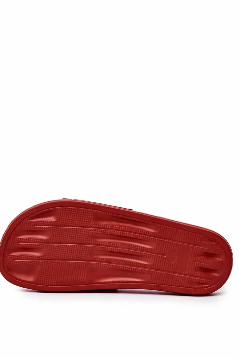 Best Big Star Shoes Męskie Klapki Big Star DD174702 Czerwone