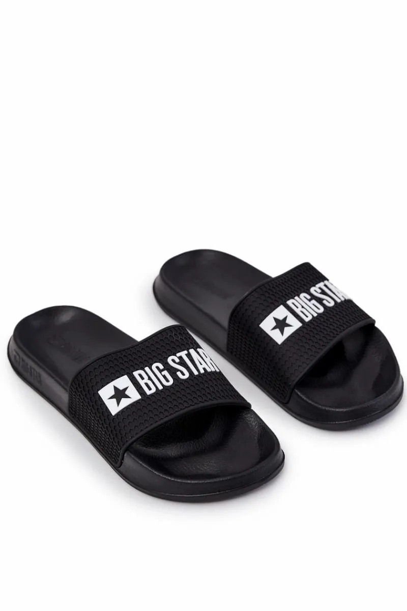 Sale Męskie Klapki Big Star JJ174505 Czarne Męskie Klapki Męskie Big Star|Klapki Męskie Klasyczne