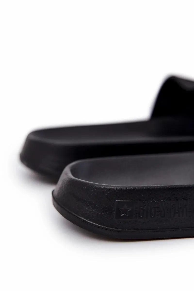 Sale Męskie Klapki Big Star JJ174505 Czarne Męskie Klapki Męskie Big Star|Klapki Męskie Klasyczne