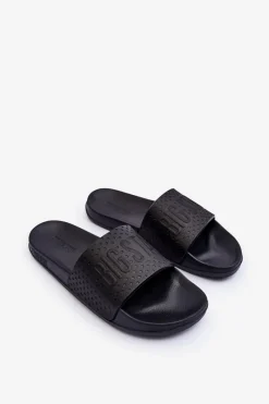 Hot Big Star Shoes Męskie Klapki Big Star MM174319 Czarne