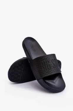 Hot Big Star Shoes Męskie Klapki Big Star MM174319 Czarne