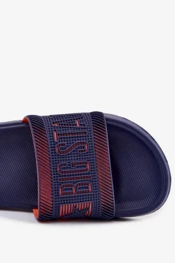 Clearance Męskie Klapki Big Star RR174A052 Granatowe Męskie Klapki Męskie Big Star|Klapki Męskie Klasyczne