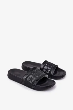 Discount Big Star Shoes Męskie Klapki Big Star RR174A053 Czarne Czarny