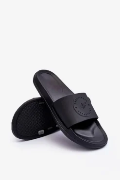 4F Męskie Klapki SS23FFLIM075-20S Czarne