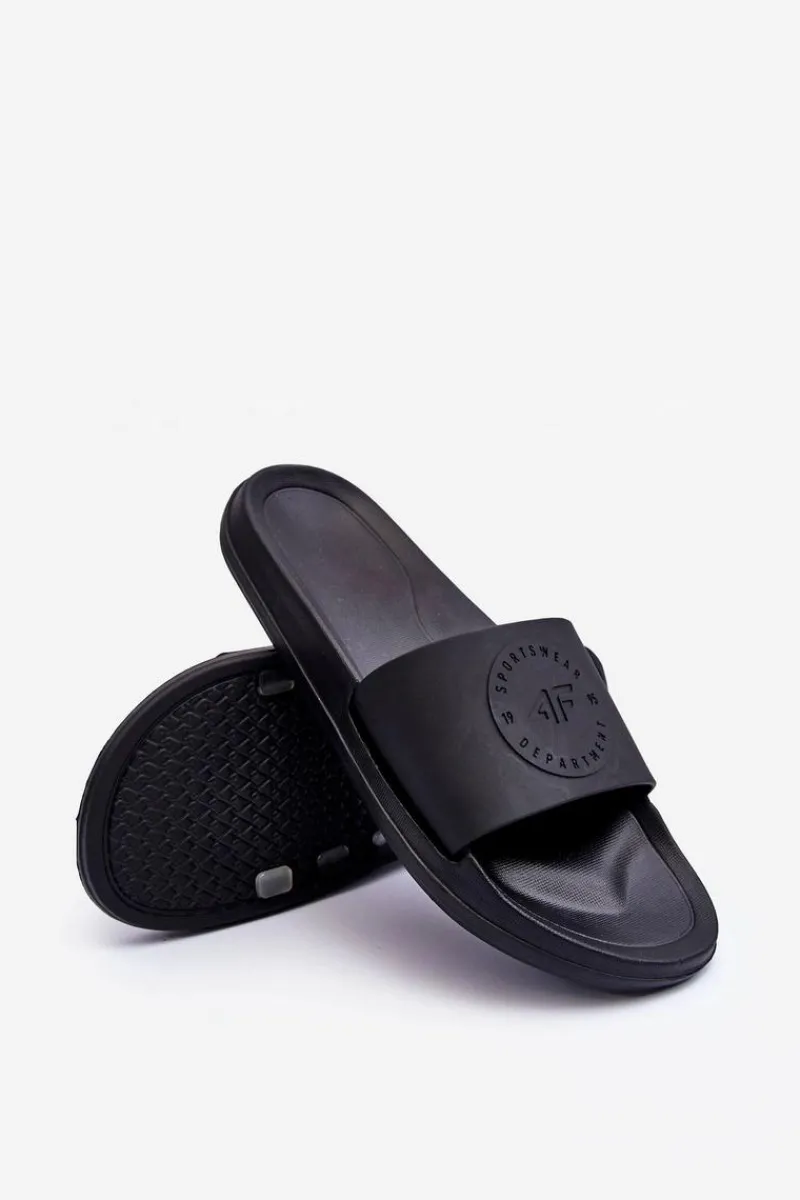 4F Męskie Klapki SS23FFLIM075-20S Czarne