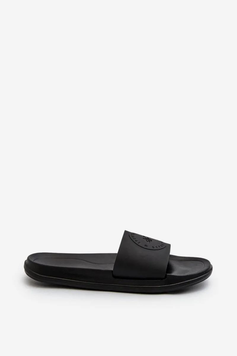 Klapki Męskie Klasyczne>4F Męskie Klapki MM00FFLIM047A-20S Czarne Czarny