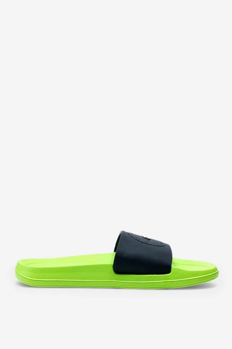 Online Męskie Klapki MM00FFLIM047A-45S Zielone Męskie Klapki Męskie Klasyczne