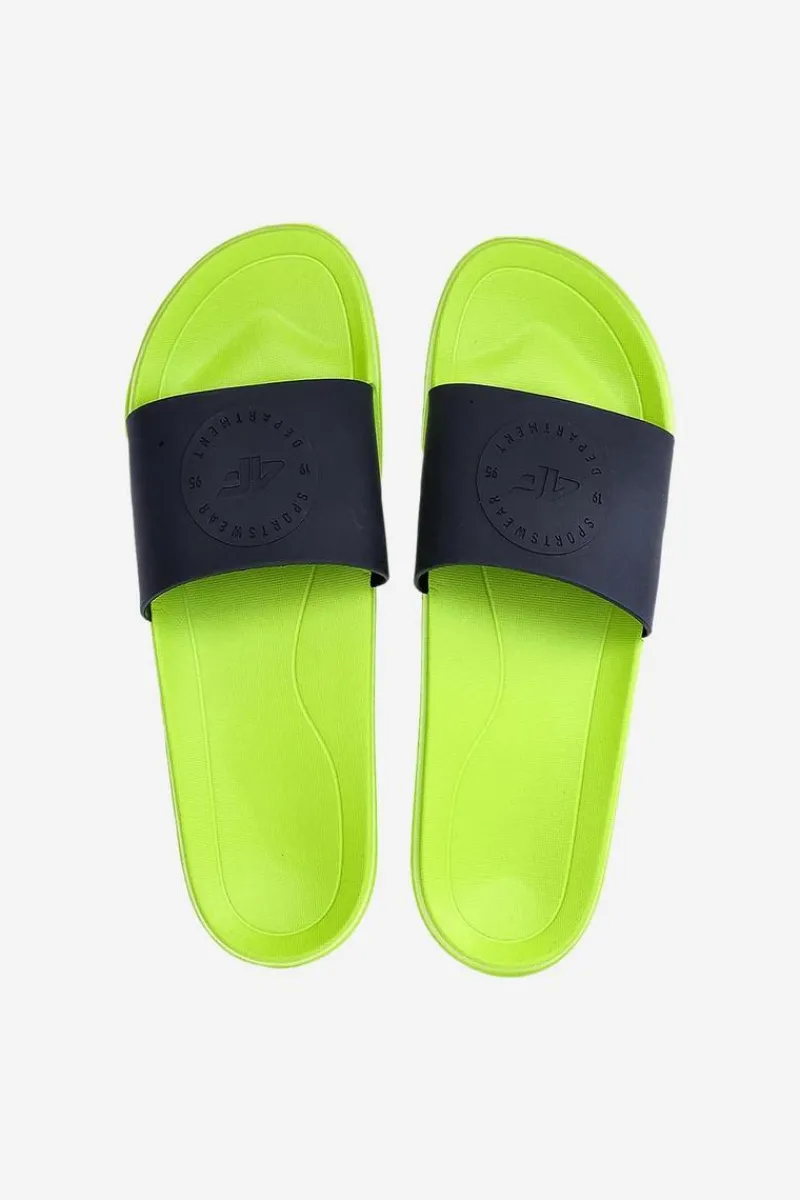 Online Męskie Klapki MM00FFLIM047A-45S Zielone Męskie Klapki Męskie Klasyczne