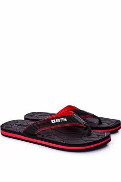 Klapki Męskie Big Star|Klapki Męskie Japonki>Big Star Shoes Męskie Klapki Japonki Big Star HH174820 Czarne