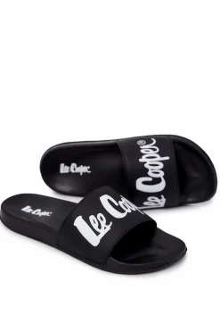 Discount Męskie Klapki LCW-22-42-1005 Czarne Męskie Klapki Męskie Klasyczne