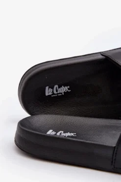 Outlet Męskie Klapki LCW-24-42-2485M Czarne Męskie Klapki Męskie Klasyczne