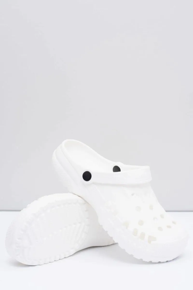 Outlet Męskie Klapki Na Basen Kroksy EVA Białe Męskie Klapki Męskie Klasyczne