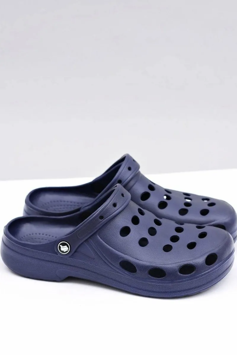 Discount Boto Męskie Klapki Sandały Do Ogrodu Basen Granatowe Niebieski