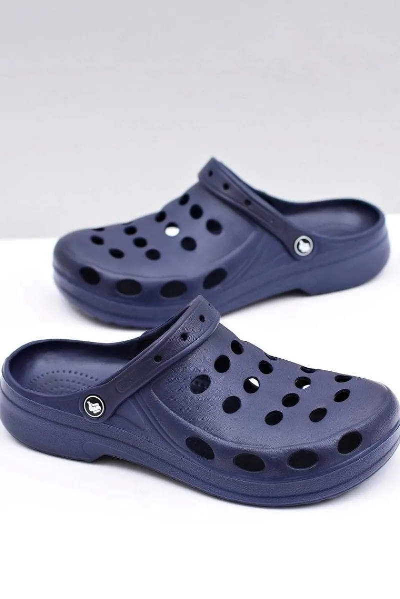 Discount Boto Męskie Klapki Sandały Do Ogrodu Basen Granatowe Niebieski