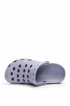 Boto Męskie Klapki Sandały Do Ogrodu Jasno Szare