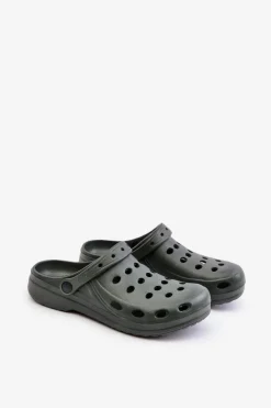 Best Męskie Klapki Sandały Do Ogrodu Basen Ciemnozielone Męskie Klapki Męskie Klasyczne