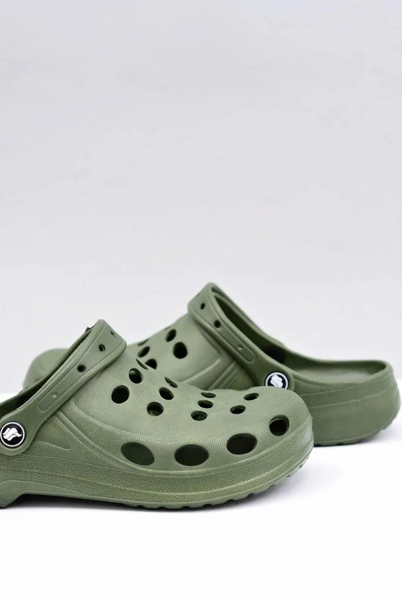 Clearance Boto Męskie Klapki Sandały Do Ogrodu Basen Zielone Zielony