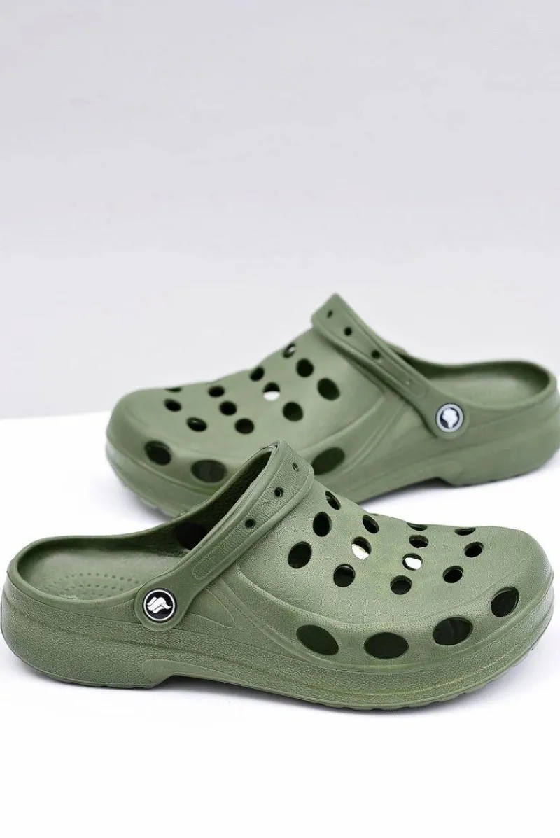 Clearance Boto Męskie Klapki Sandały Do Ogrodu Basen Zielone Zielony