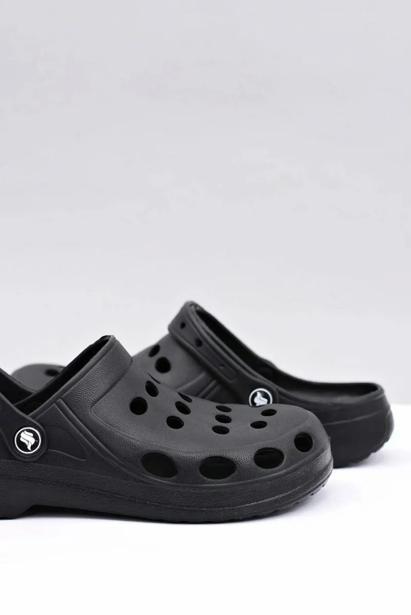 Best Boto Męskie Klapki Sandały Lekkie EVA Ogród Basen Czarne