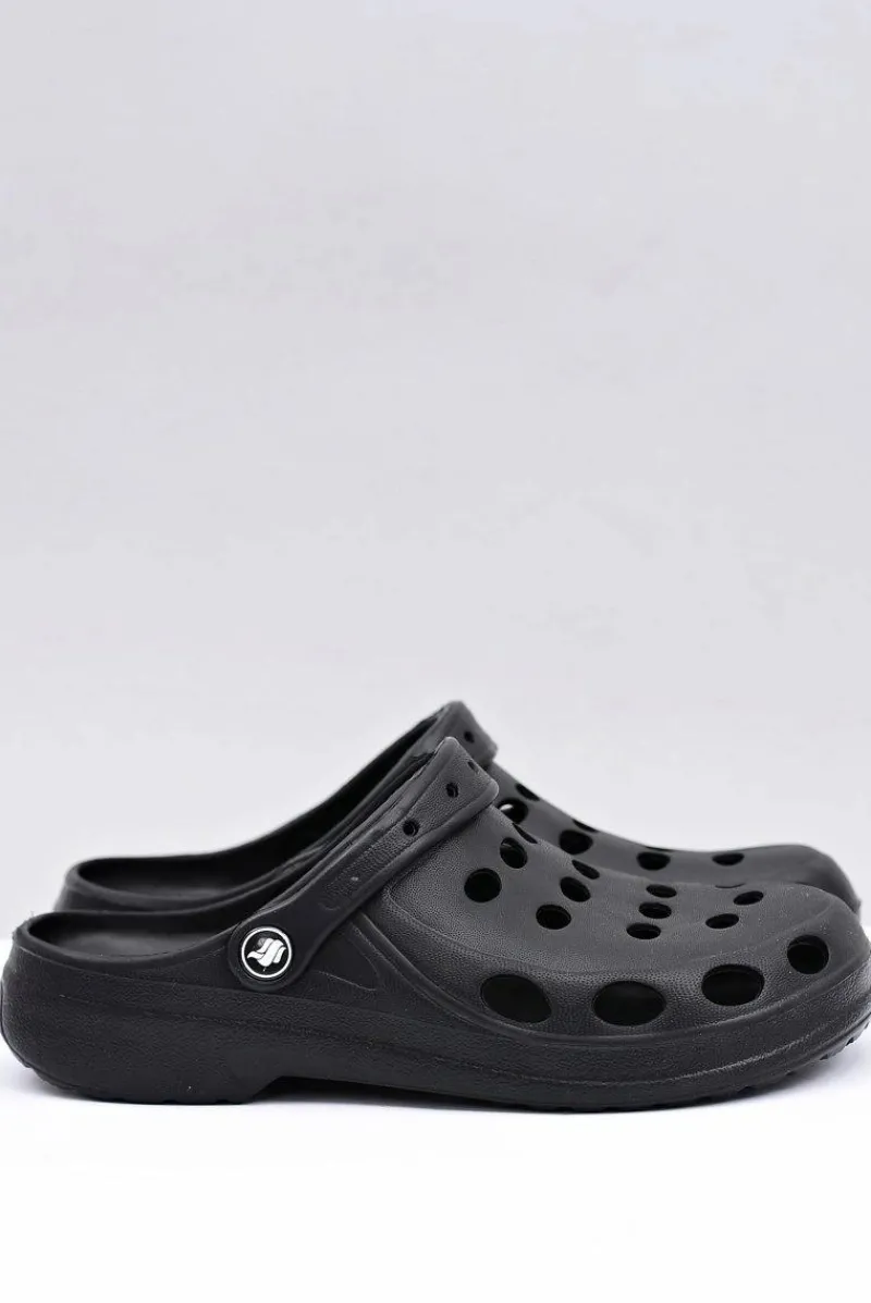 Best Boto Męskie Klapki Sandały Lekkie EVA Ogród Basen Czarne