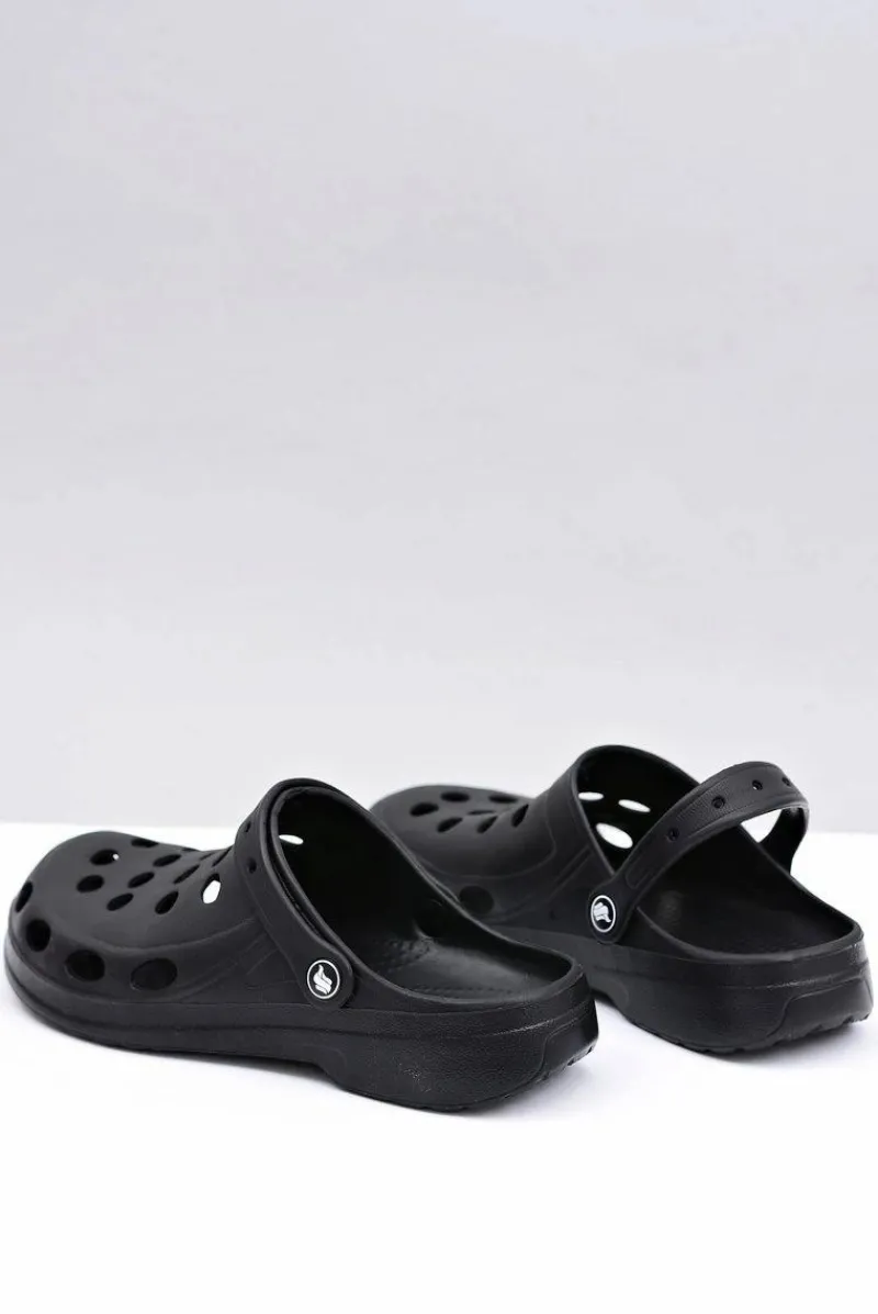 Best Boto Męskie Klapki Sandały Lekkie EVA Ogród Basen Czarne