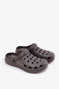 Outlet Męskie Klapki Sandały Ogrodowe Basen Szare Męskie Klapki Męskie Klasyczne