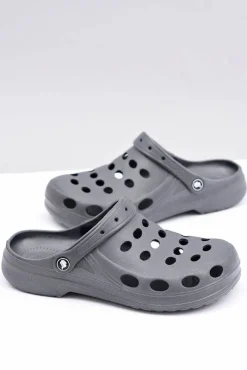 Outlet Męskie Klapki Sandały Ogrodowe Basen Szare Męskie Klapki Męskie Klasyczne