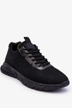 New Boto Męskie Klasyczne Buty Sportowe Czarne Santiago