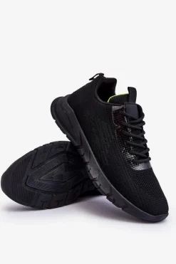 New Boto Męskie Klasyczne Buty Sportowe Czarne Santiago