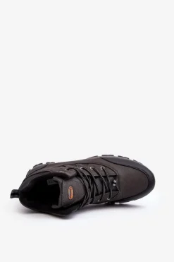 Discount Boto Męskie Klasyczne Buty Trekkingowe Szare Gometti