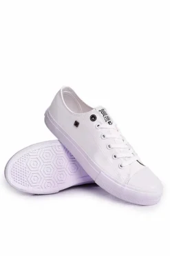 Trampki Męskie Big Star|Trampki Niskie>Big Star Shoes Męskie Klasyczne Niskie Trampki BIG STAR AA174010 Białe