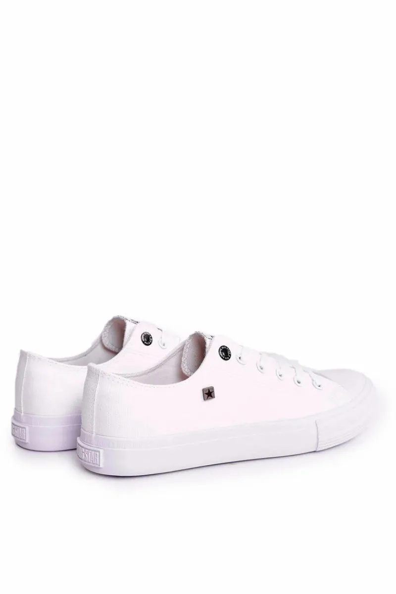 Trampki Męskie Big Star|Trampki Niskie>Big Star Shoes Męskie Klasyczne Niskie Trampki BIG STAR AA174010 Białe