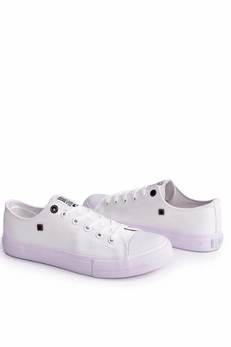 Trampki Męskie Big Star|Trampki Niskie>Big Star Shoes Męskie Klasyczne Niskie Trampki BIG STAR AA174010 Białe