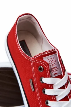 Trampki Męskie Cross Jeans|Trampki Niskie></noscript>Cross Jeans Męskie Klasyczne Trampki JJ1R4002C Czerwone