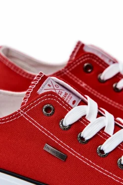 Trampki Męskie Cross Jeans|Trampki Niskie></noscript>Cross Jeans Męskie Klasyczne Trampki JJ1R4002C Czerwone