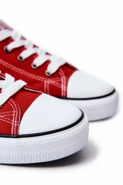 Trampki Męskie Cross Jeans|Trampki Niskie></noscript>Cross Jeans Męskie Klasyczne Trampki JJ1R4002C Czerwone