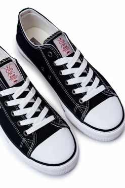 Trampki Męskie Cross Jeans|Trampki Niskie></noscript>Cross Jeans Męskie Klasyczne Trampki JJ1R4003C Czarne