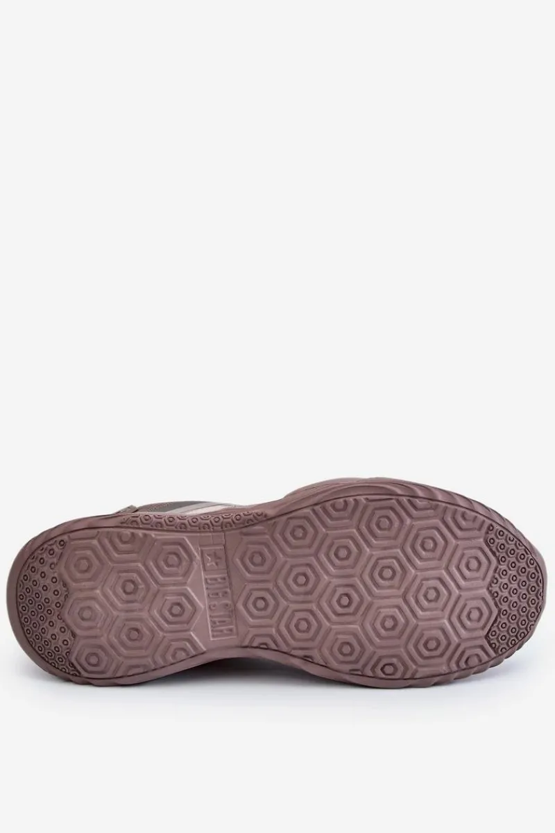 Online Big Star Shoes Męskie Lekkie Sneakersy Memory Foam System Big Star LL174151 Beżowe Beżowy