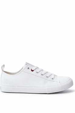 Hot Męskie Materiałowe Trampki BIG STAR JJ174001 Białe Męskie Trampki Męskie Big Star|Trampki Niskie