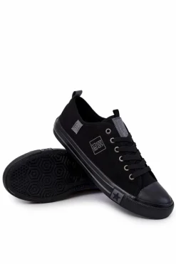 Trampki Męskie Big Star|Trampki Niskie>Big Star Shoes Męskie Niskie Trampki Big Star JJ174139 Czarne