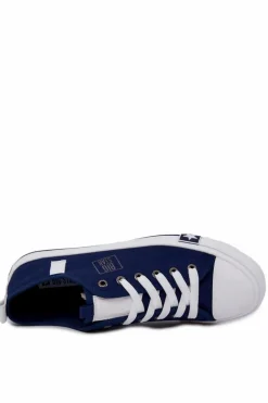 Hot Big Star Shoes Męskie Niskie Trampki Big Star JJ174138 Granatowe