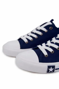 Hot Big Star Shoes Męskie Niskie Trampki Big Star JJ174138 Granatowe