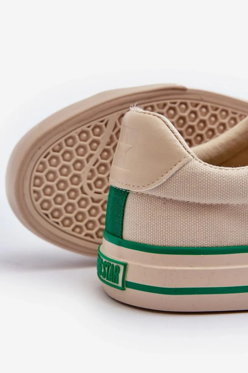 Trampki Męskie Big Star|Trampki Niskie>Big Star Shoes Męskie Niskie Trampki Big Star NN174006 Beżowe