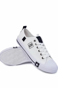 Clearance Męskie Niskie Trampki Big Star JJ174137 Białe Męskie Trampki Męskie Big Star|Trampki Niskie