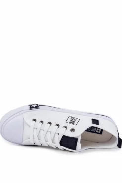 Clearance Męskie Niskie Trampki Big Star JJ174137 Białe Męskie Trampki Męskie Big Star|Trampki Niskie