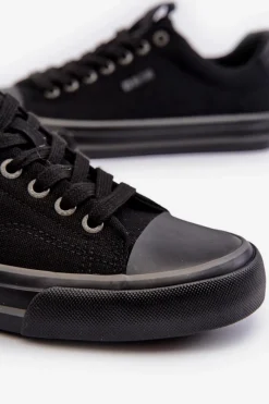 Best Męskie Niskie Trampki Big Star NN174005 Czarne Męskie Trampki Męskie Big Star|Trampki Niskie