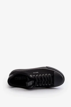 Best Męskie Niskie Trampki Big Star NN174005 Czarne Męskie Trampki Męskie Big Star|Trampki Niskie