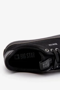Best Męskie Niskie Trampki Big Star NN174005 Czarne Męskie Trampki Męskie Big Star|Trampki Niskie